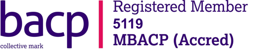 BACP registered logo with membership number
